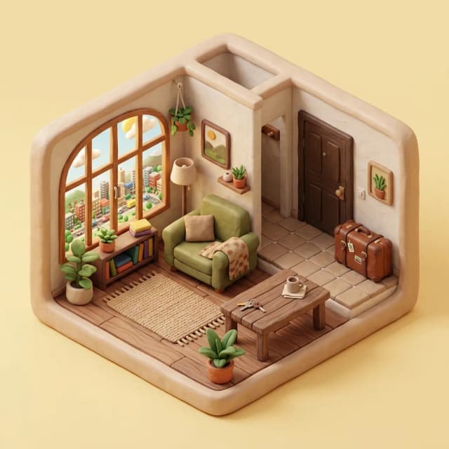 Furnished housing provided